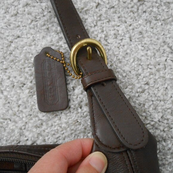 COACH Vintage Helen's Legacy Soft 100% Leather Choc Brown # 4148 - Picture 8 of 16